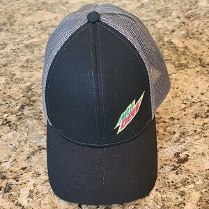 Mountain Dew‎ Black and Gray Cap